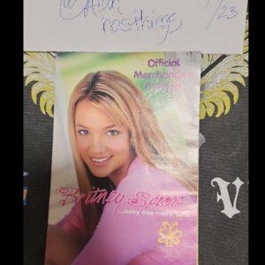 RARE BRITNEY SPEARS BOMT TOUR CATALOG MERCH not in print